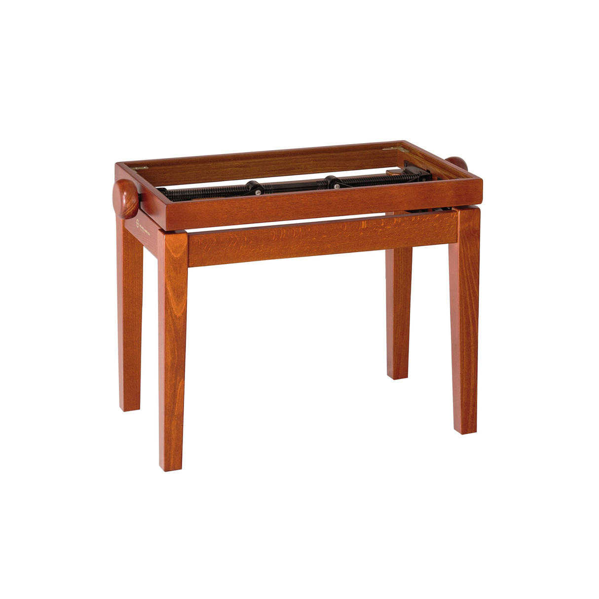 K&M 13740 piano bench, wooden frame, cherry matt finish