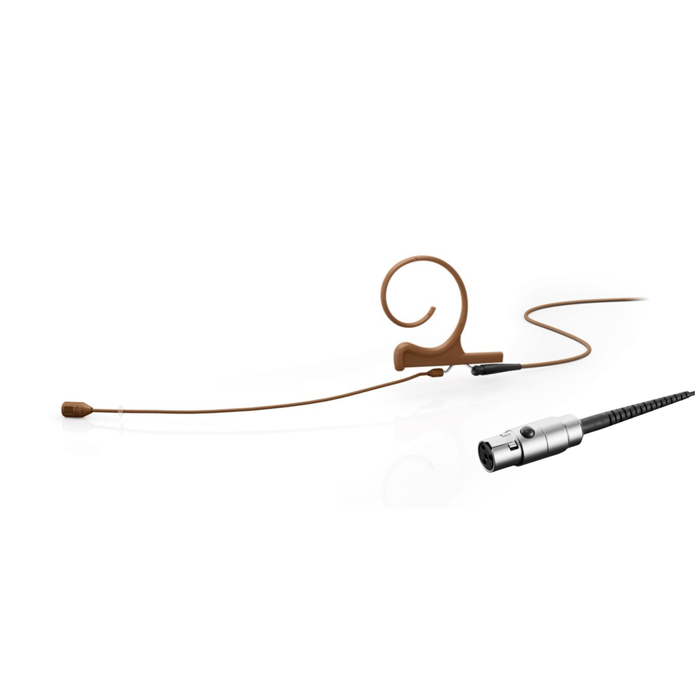 DPA 4288 CORE Directional Flex Earset Mic, 120 mm Boom, Brown, TA4F Mini-XLR
