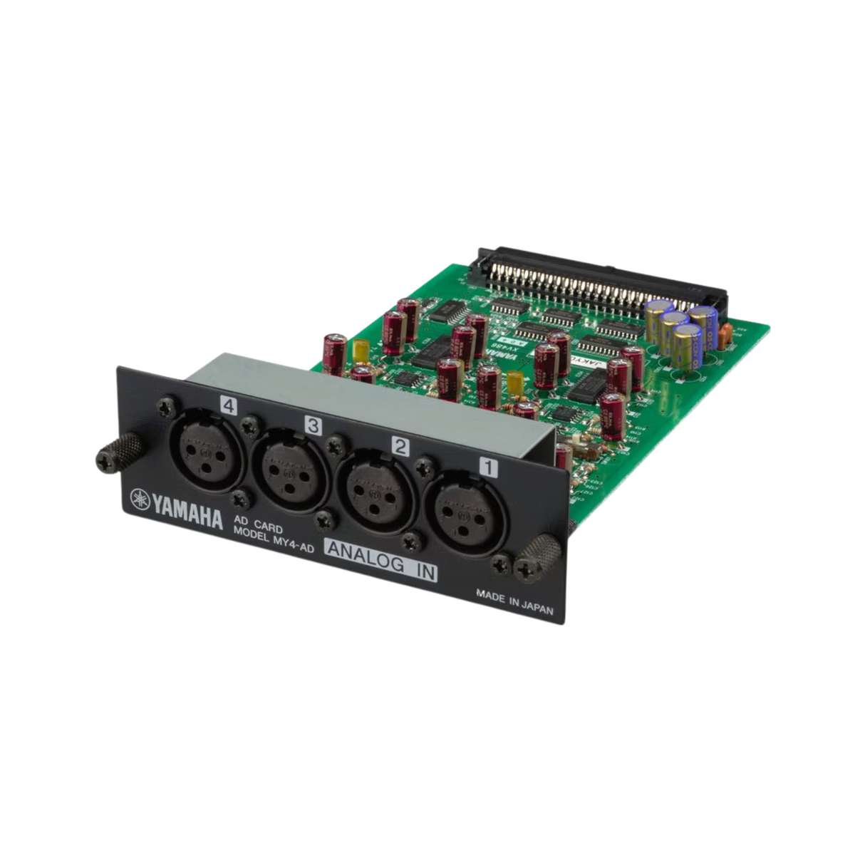 Yamaha interface card; 4-channel analogue input card, 4 x XLR, 24 bit AD