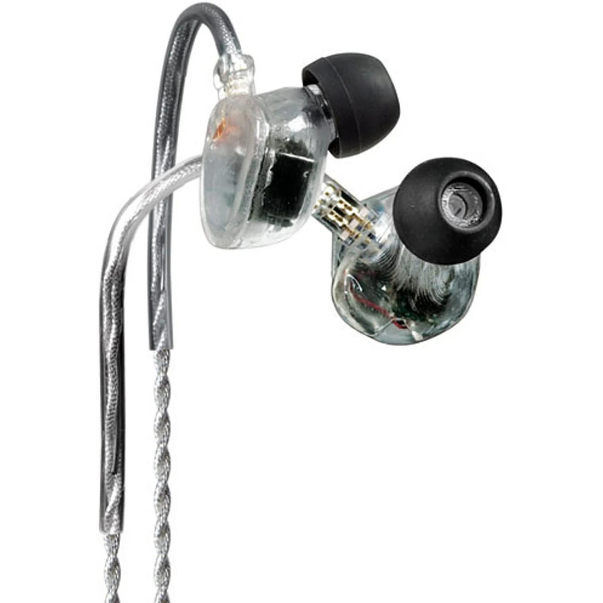 Fischer Amps FA2E dynamic 2 driver In Ear Phone with ergonomic earpiece , clear