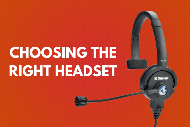 Choosing the Right Intercom Headset