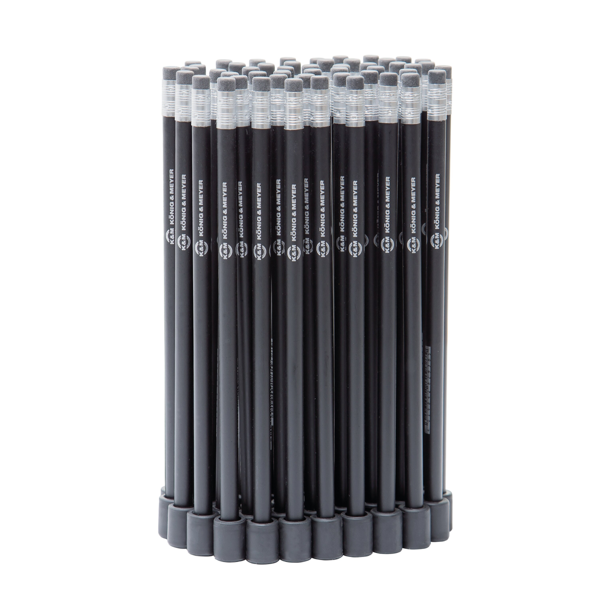 K&M 16099 Holding magnet with pencil, pack of 50, black