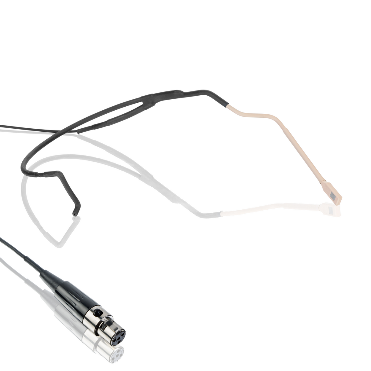 Countryman hypercardioid ISOMAX headset microphone wired for Shure digital (Switchcraft TA4F), light