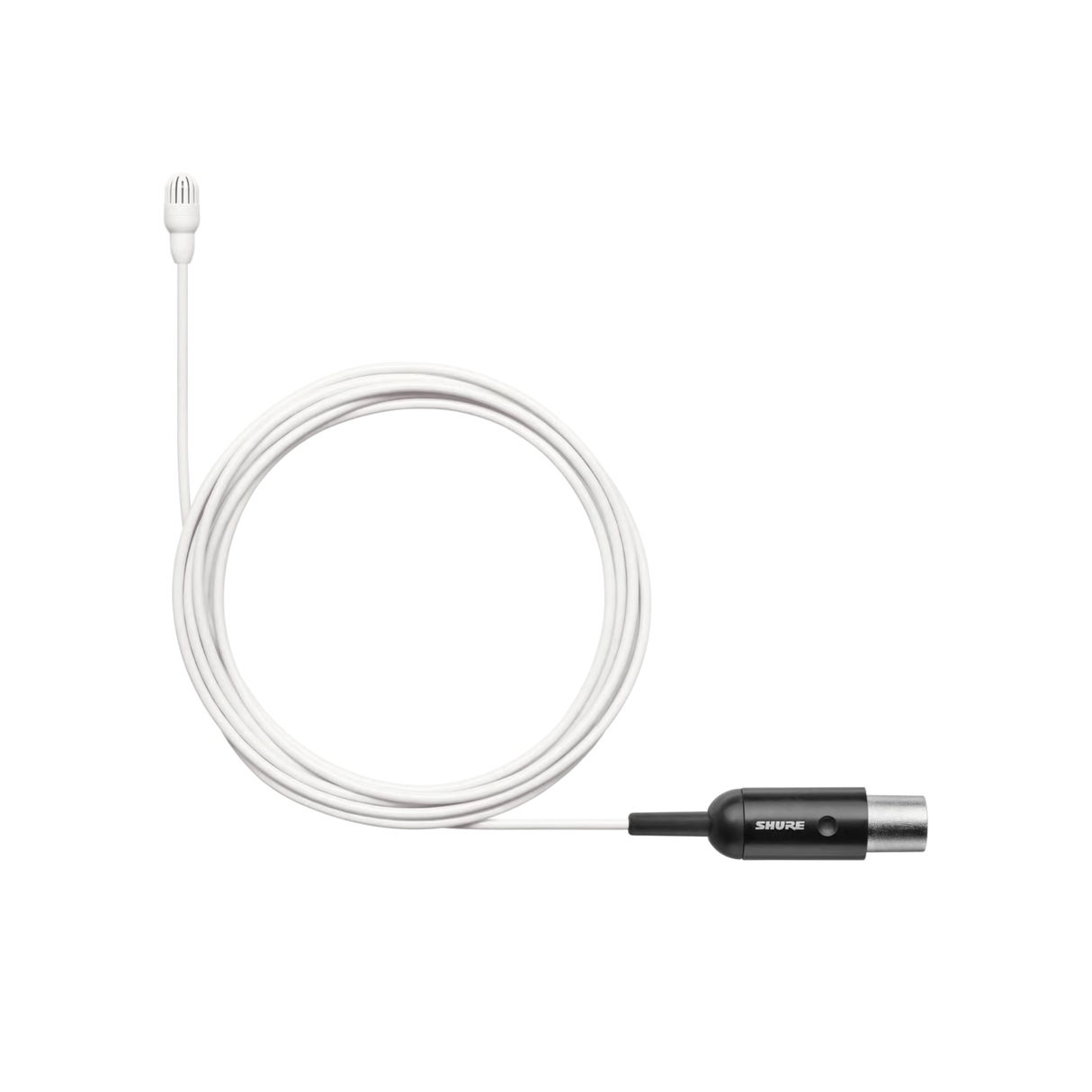 Shure Omnidirectional Condenser Microphone  (Low-sens) with 1.6mm cable & MTQG connector (White)