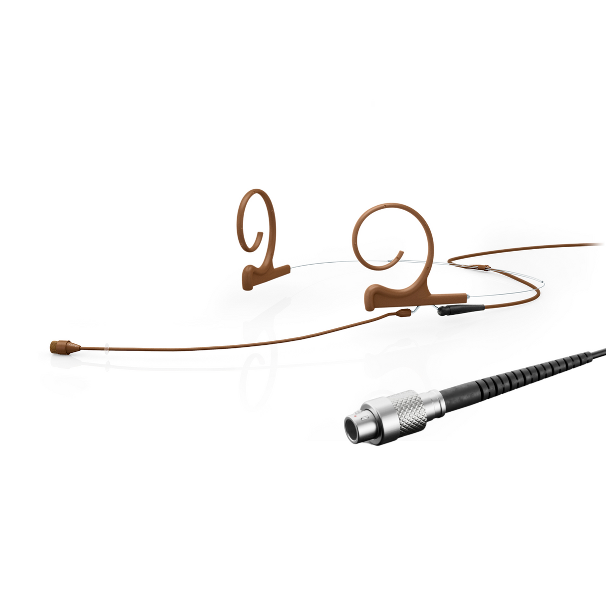 DPA 4266 CORE Omni Flex Headset Mic, 110 mm Boom, Brown, Terminated 3-pin LEMO