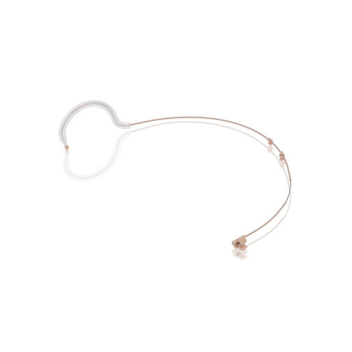 Countryman two-ear clip for E6/E6i earsets, mic worn on left, tan