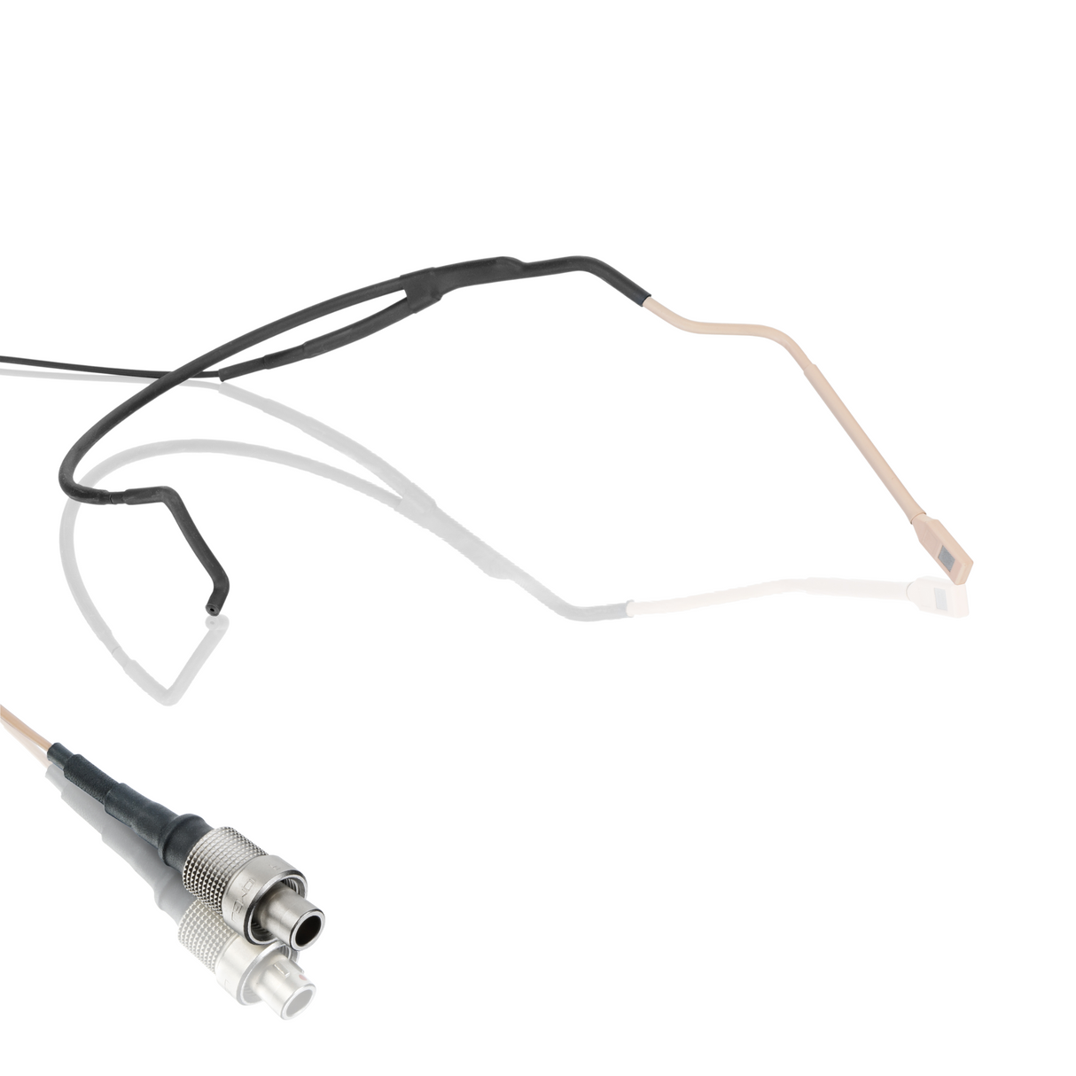 Countryman cardioid ISOMAX headset microphone wired for Sennheiser 3-pin Lemo, light beige