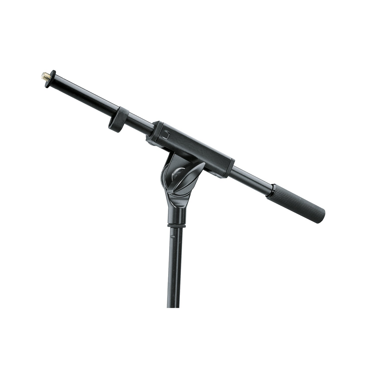 K&M 21160 short 1-piece boom arm, black