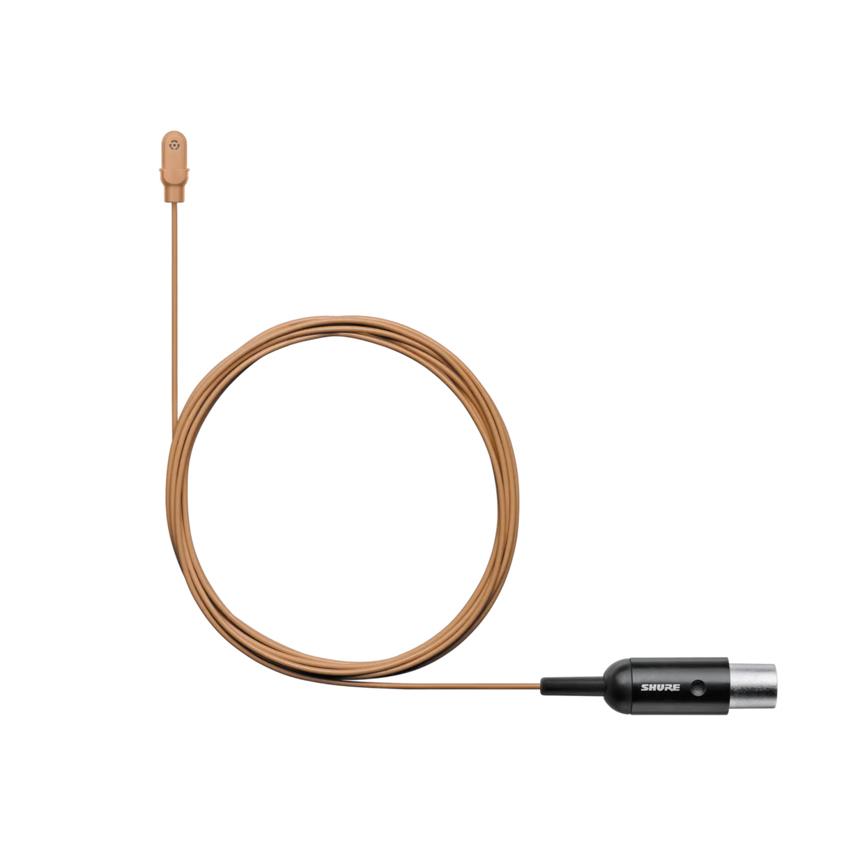 Shure Omnidirectional Condenser Microphone Lavalier with MTQG connector (Cocoa)