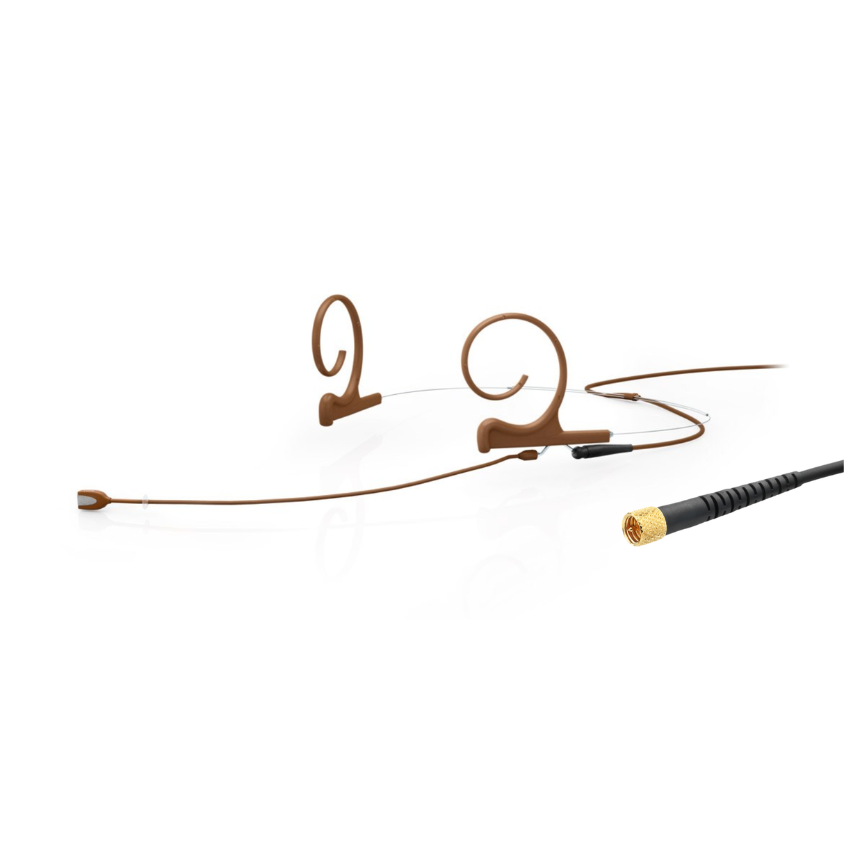 DPA 4166 CORE Omni Flex Headset Mic, 110 mm Boom, Brown, MicroDot