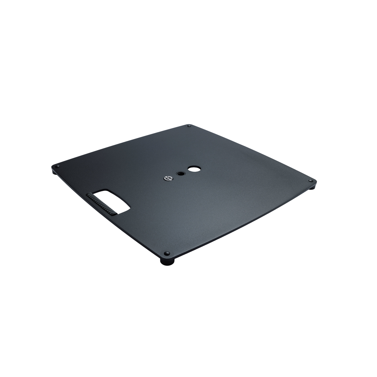 K&M 26715 base plate for distance rods, 550 x 550 mm, structured black