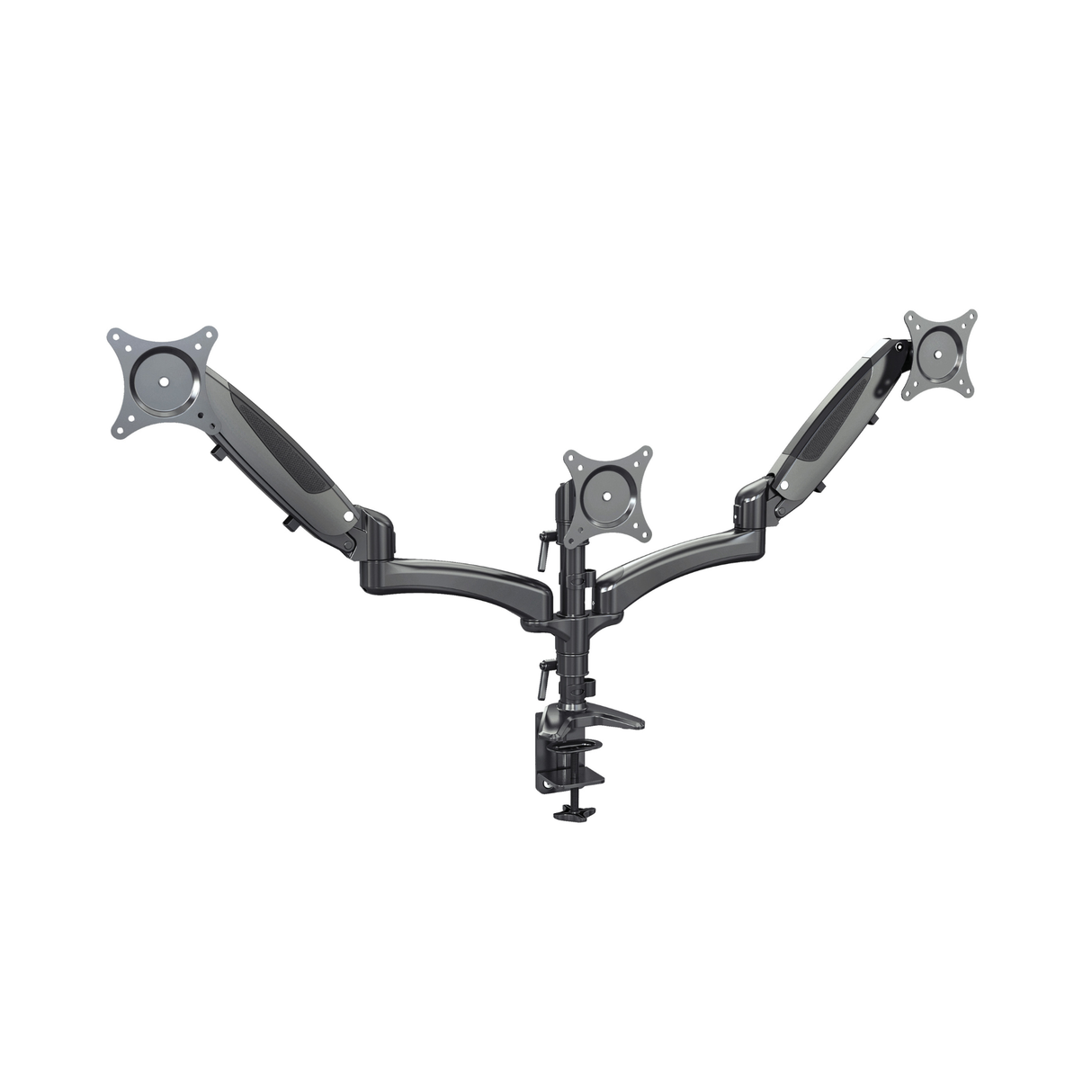 K&M 23878 Triple monitor mount, black