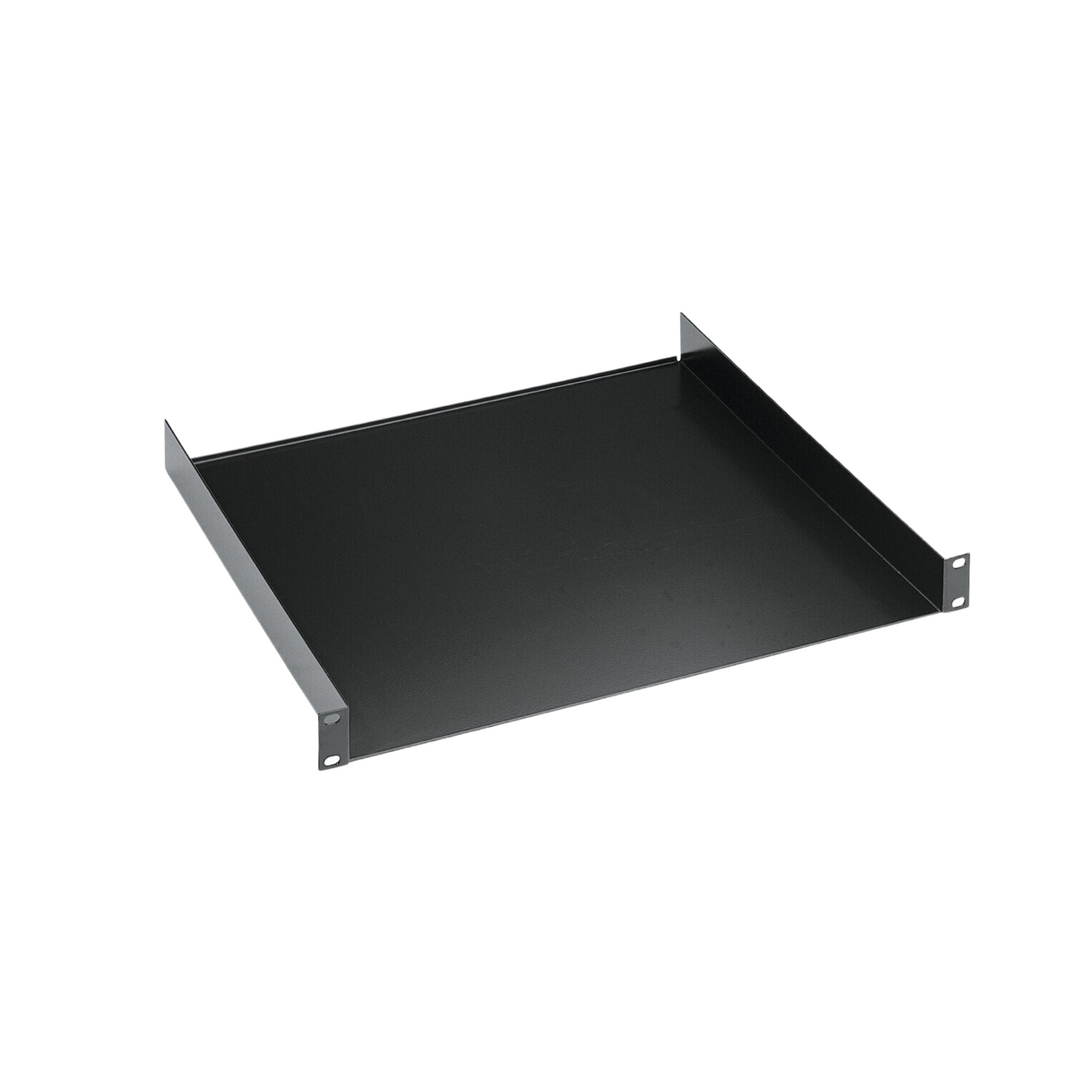 K&M 28481 19 inch rack shelf, 1U, 300mm, black