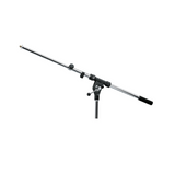 K&M 211/1 2-piece boom arm with t-bar, chrome