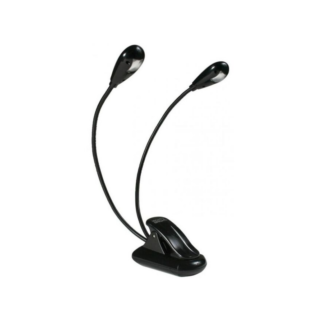 K&M 85640 music stand light, Mighty Bright Double Flex LED, black (requires 3 x AAA battery)