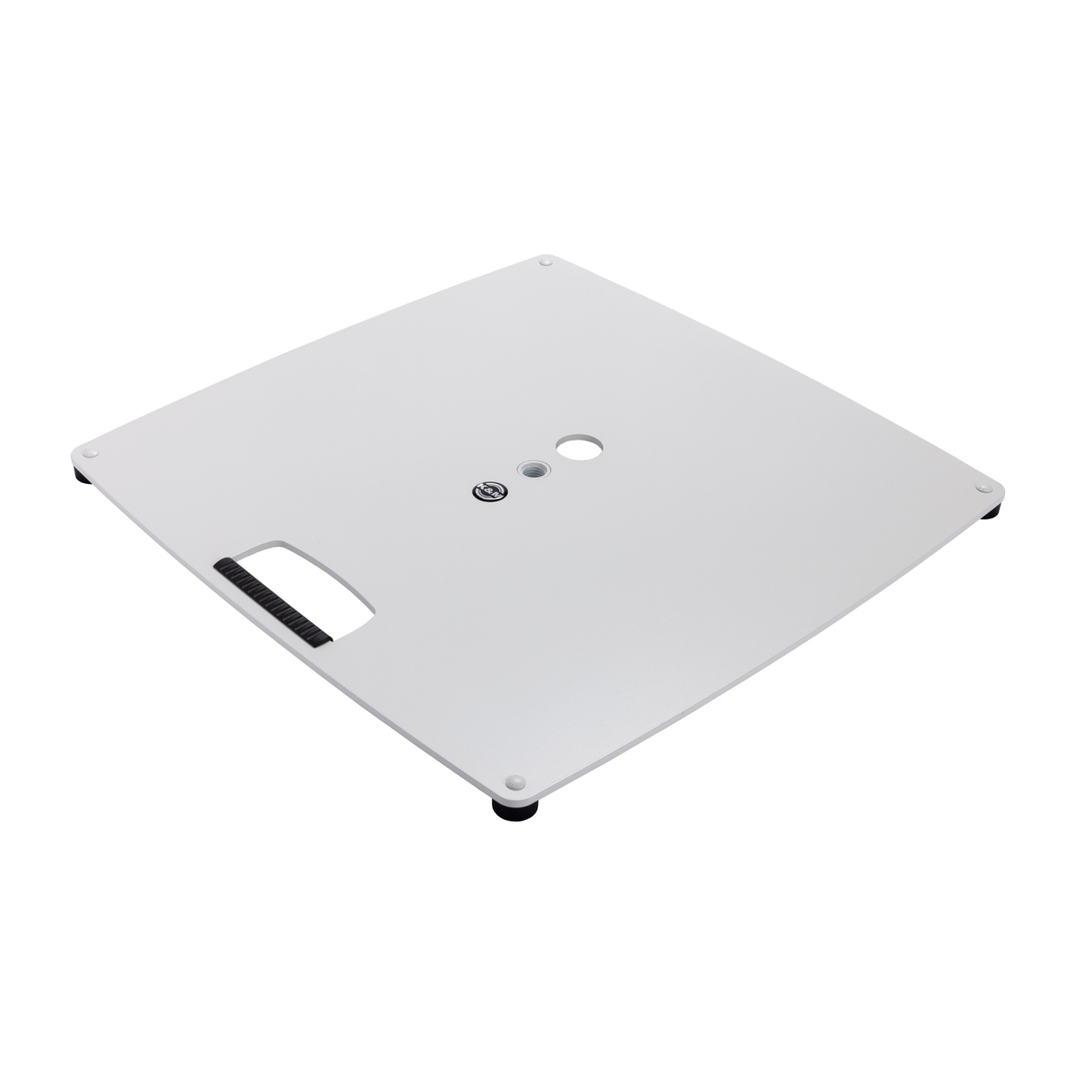 K&M 26715 base plate for distance rods, 550 x 550 mm, pure white