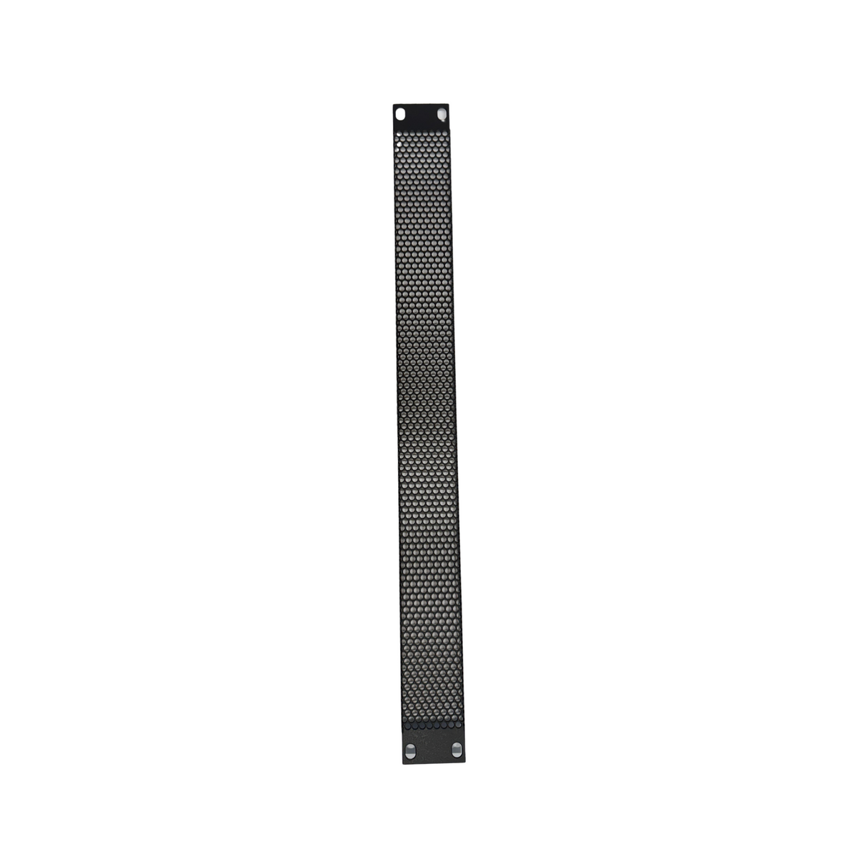 K&M 49471 steel ventilation panel, 1U, black