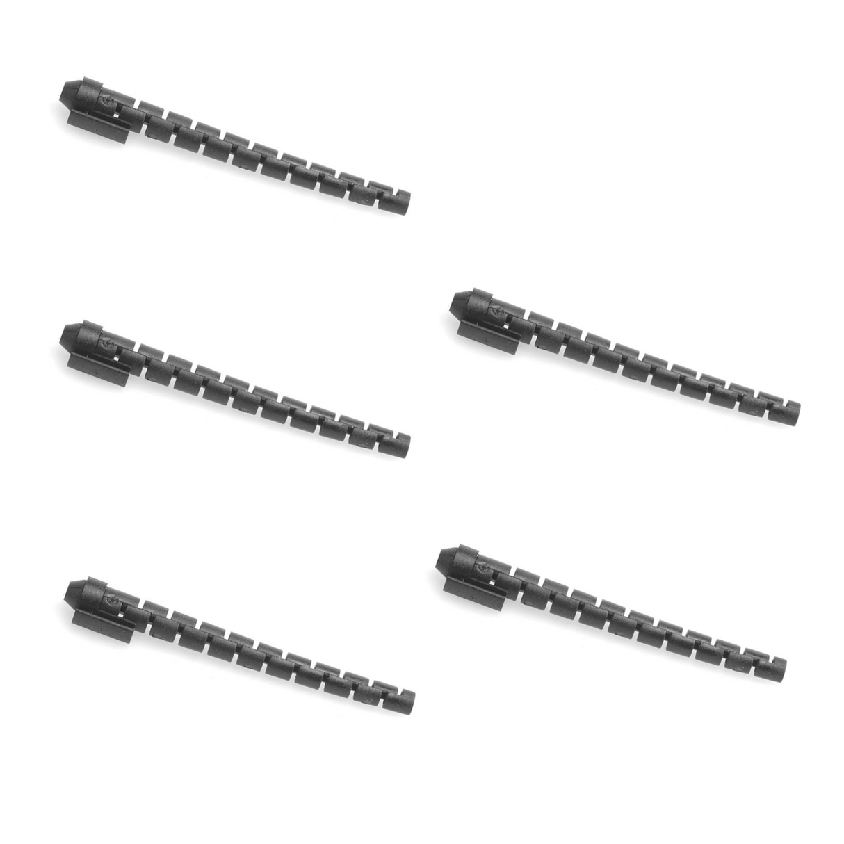 DPA Headset Clip and Strain Relief, Black, 5 pcs