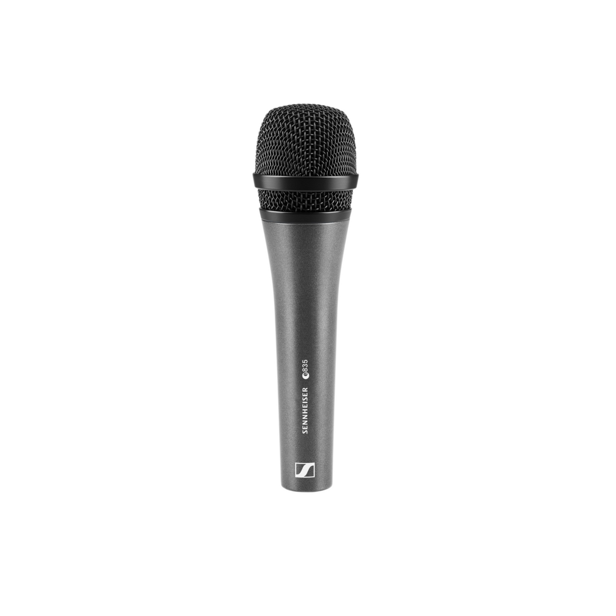 Sennheiser E 835 Vocal microphone, dynamic, cardioid, 3-pin XLR-M, anthracite, includes clip and bag