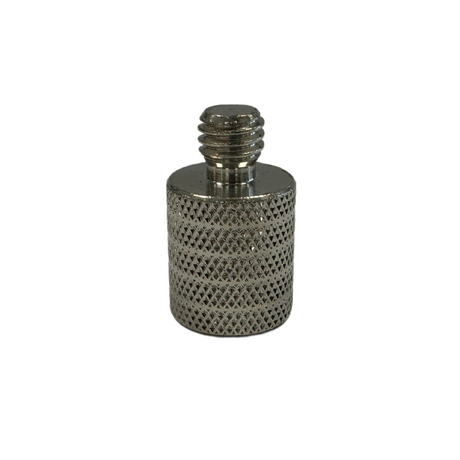 K&M 218 thread adaptor 1/2 inch internal thread, 3/8 external thread, nickel