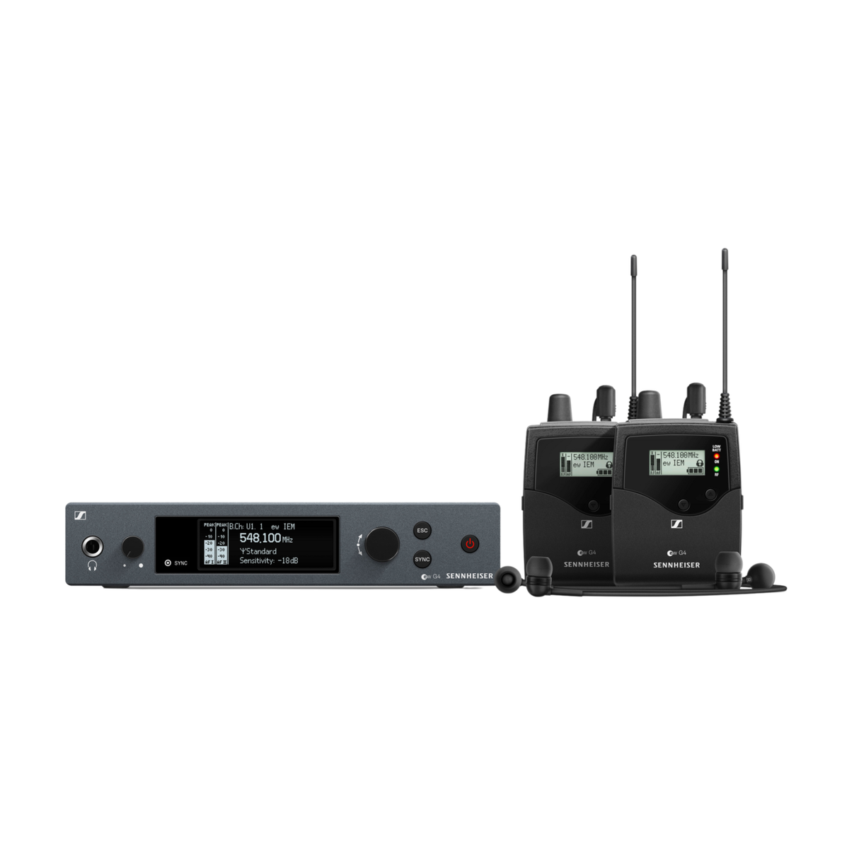 Sennheiser EW IEM G4-TWIN-G Wireless stereo monitoring twin set
