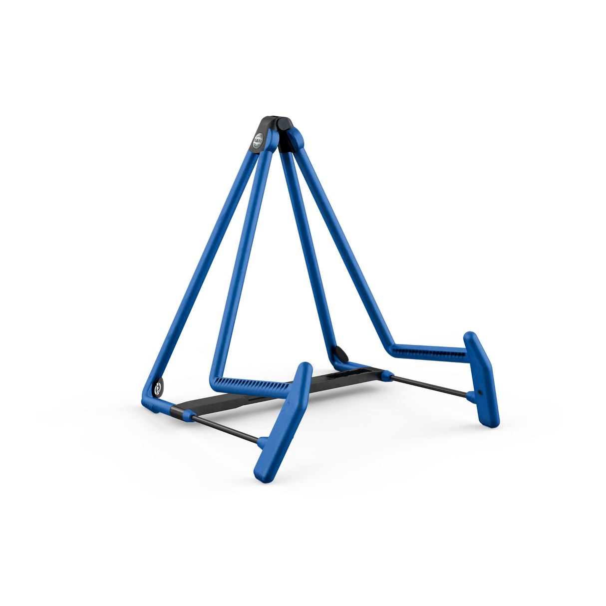 K&M 17580 acoustic guitar stand "Heli 2", blue