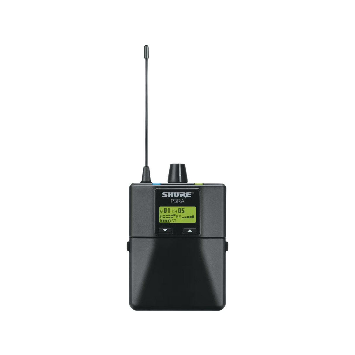 Shure PSM300 wireless bodypack receiver, metal, earphones not included (Ch 38-40)