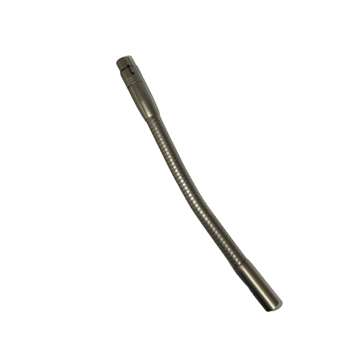 K&M 230/1 gooseneck, 3/8 thread - XLR female, 300mm, nickel- NB not wired