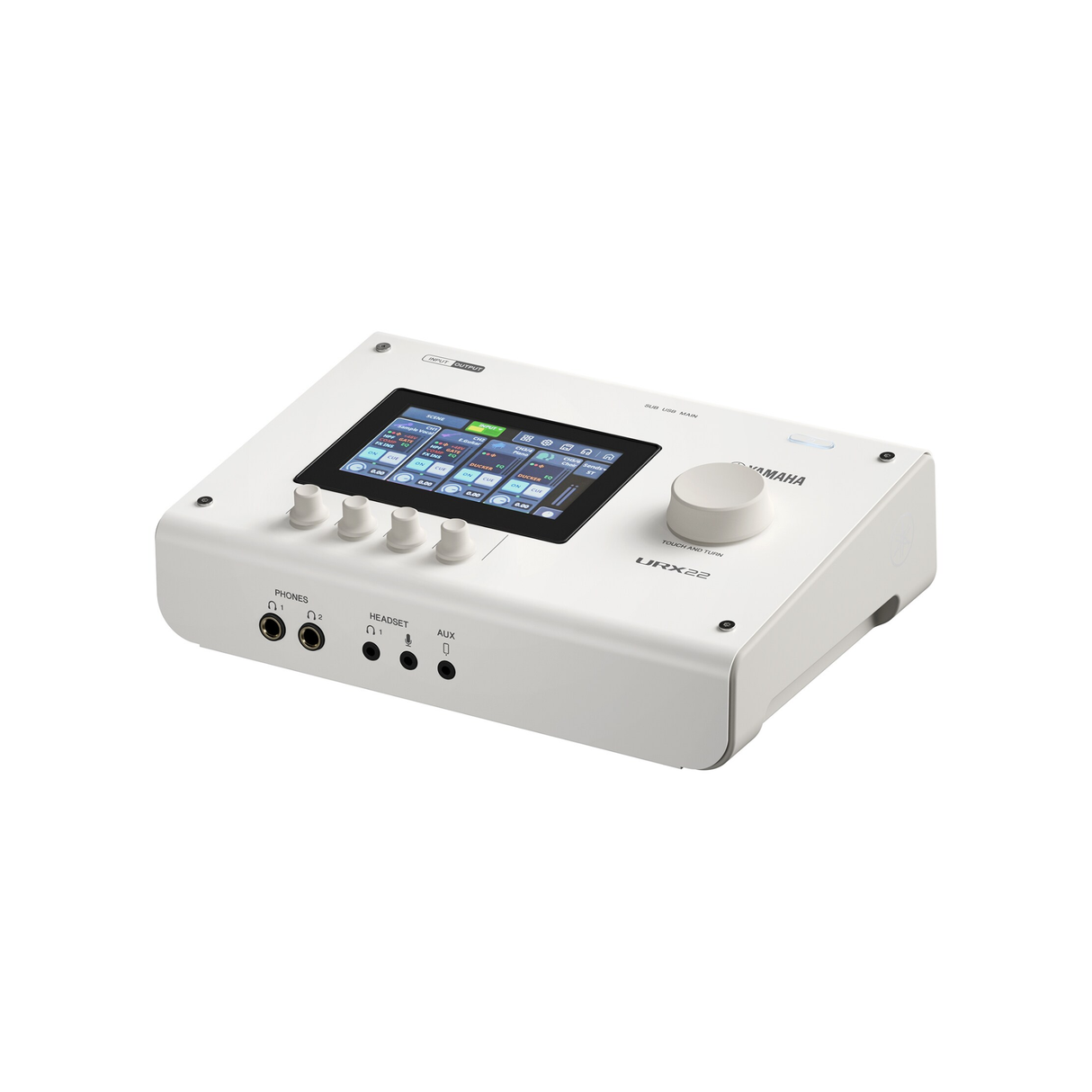 Yamaha URX22 W 4-in/2-out USB-C Audio Interface, white