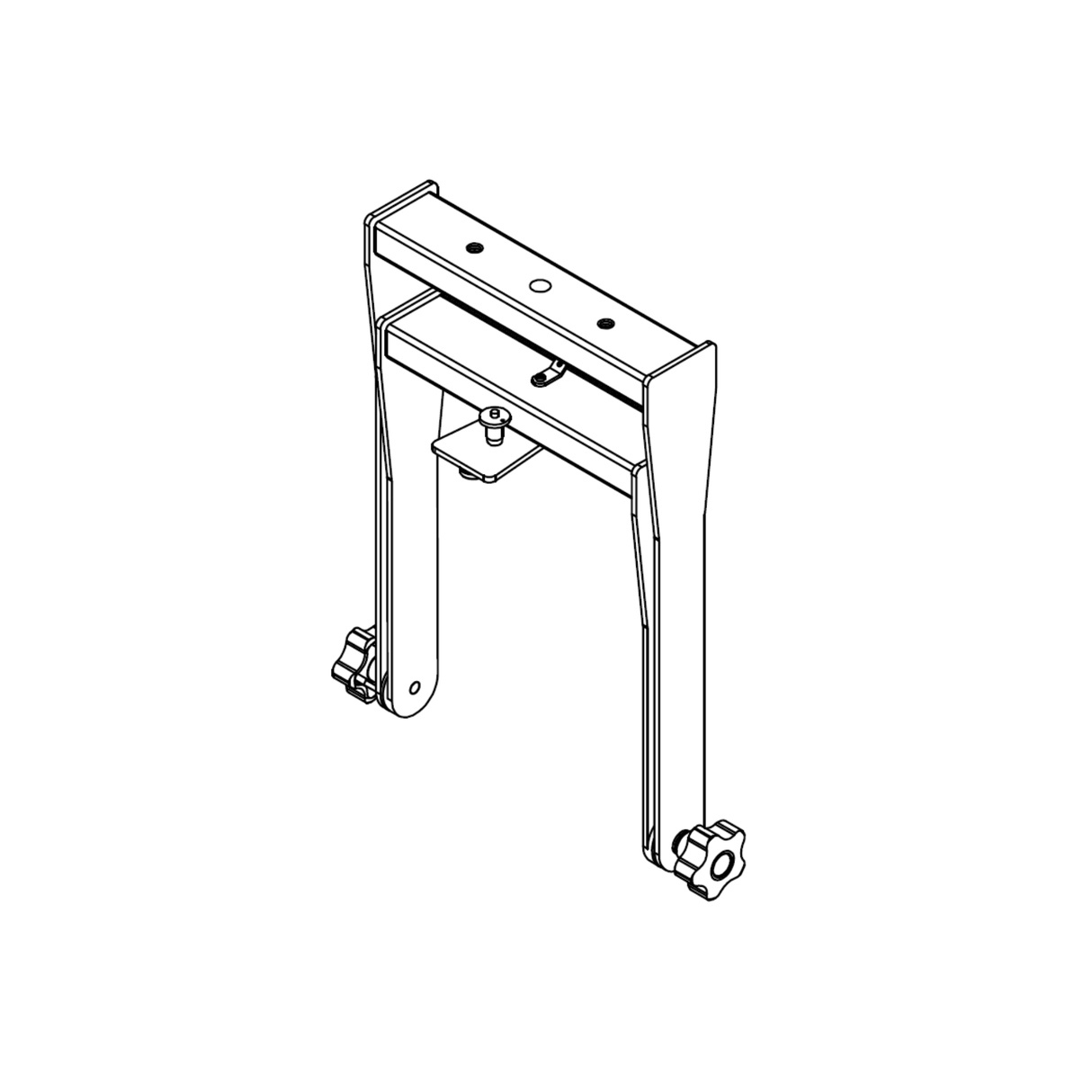 EM Acoustics FC-R6v Vertical flying cradle for R6, Black