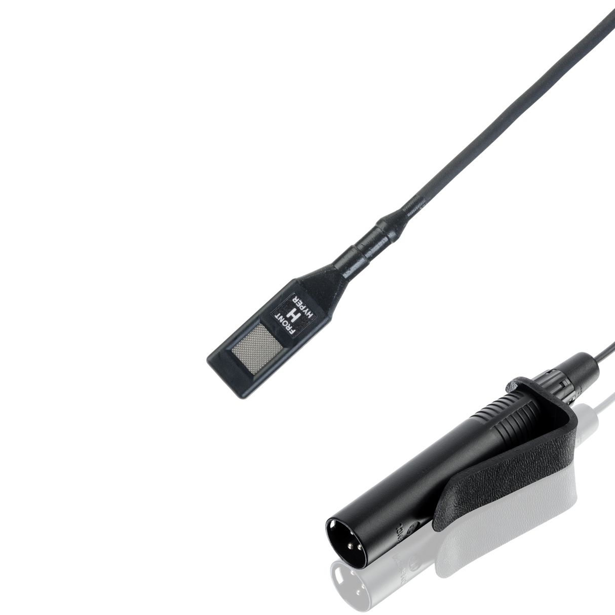 Countryman ISOMAX2 hypercardioid microphone, phantom powered with 10 foot cable, black, 60dB attenua