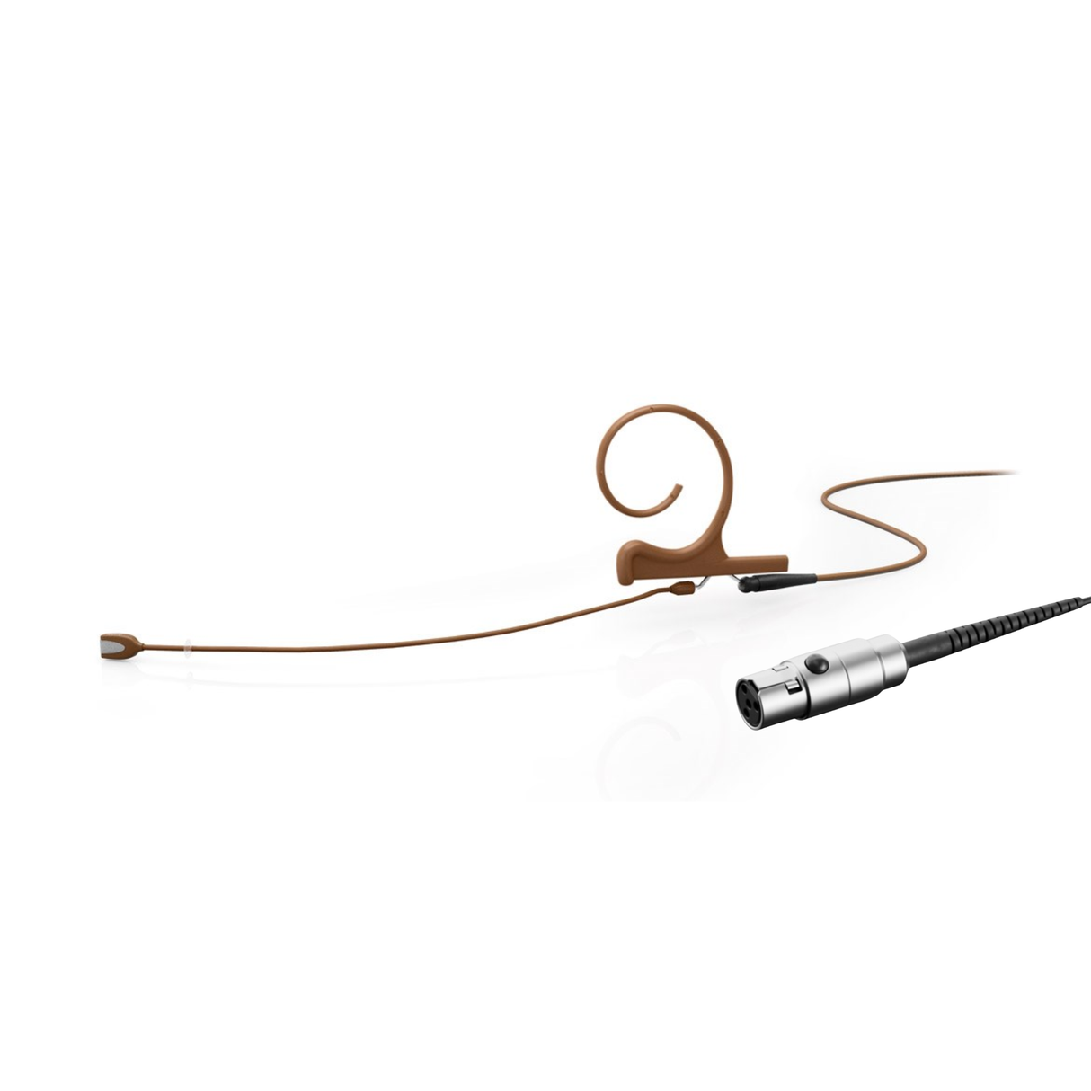 DPA 4188 CORE Directional Flex Earset Mic, 120 mm Boom, Brown, TA4F Mini-XLR