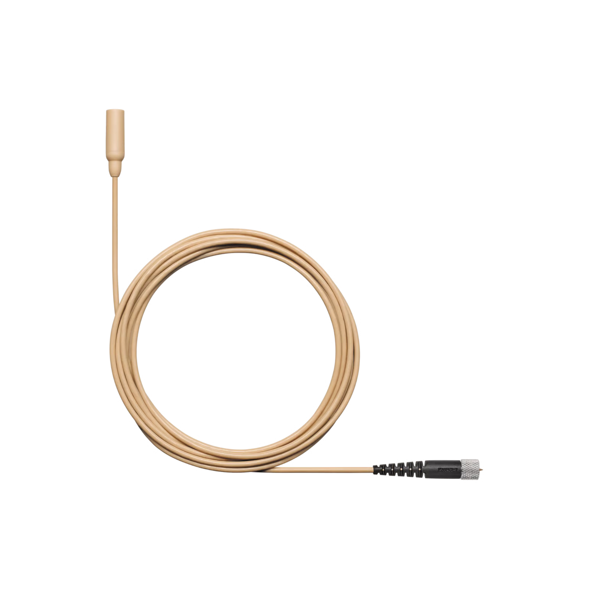 Shure Omnidirectional Condenser Microphone  (Low-sens) with 1.6mm cable & MDOT connector (Tan)