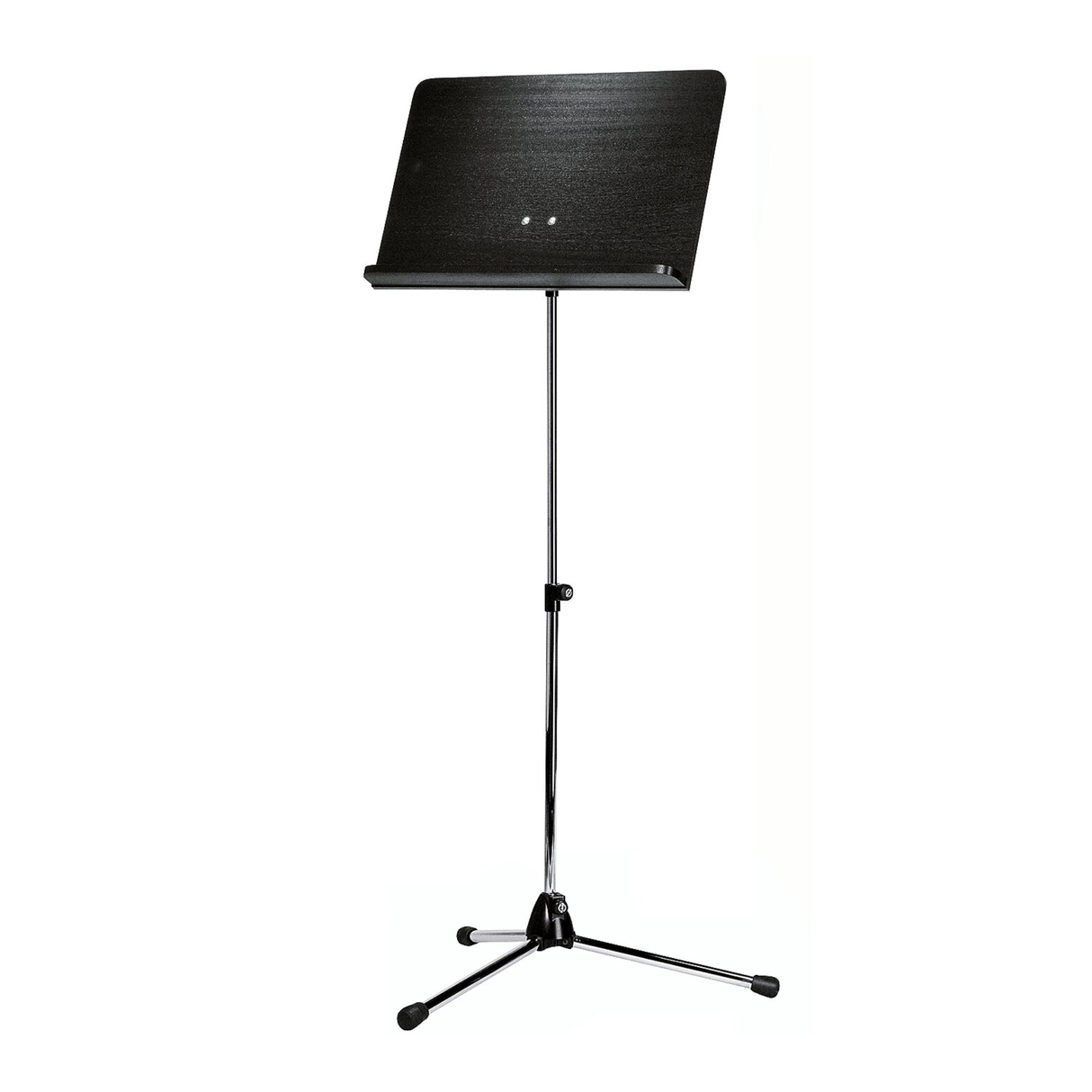 K&M 118/1 orchestra music stand, chrome/black wood