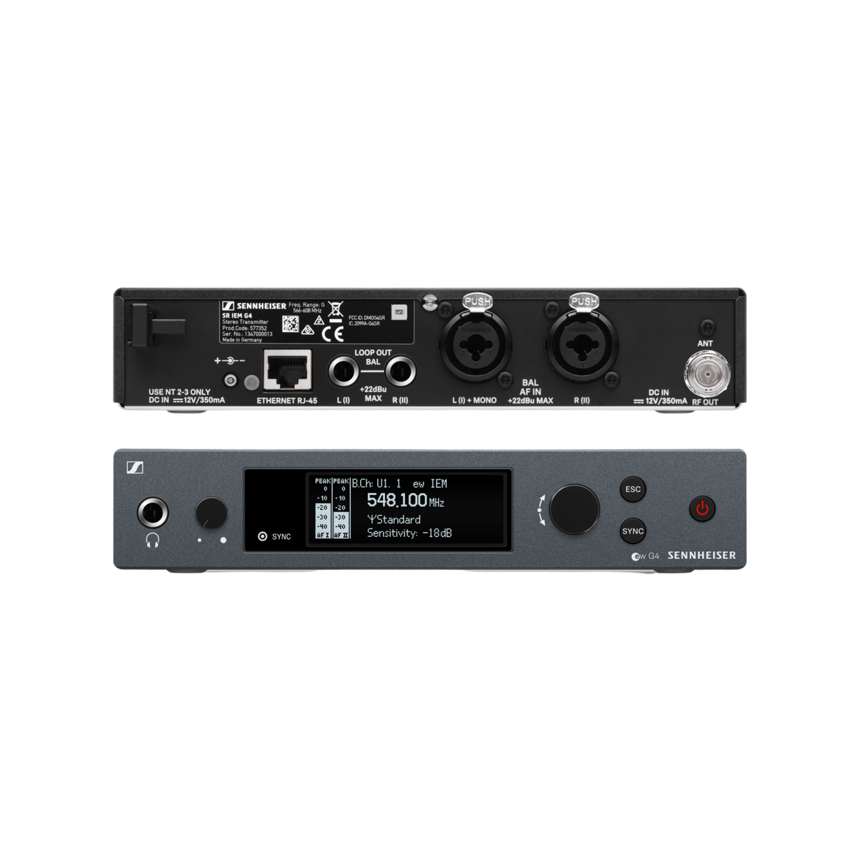 Sennheiser SR IEM G4-E Stereo monitoring transmitter