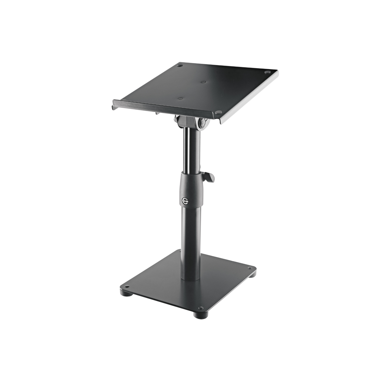 K&M 26776 tiltable desktop monitor stand, black