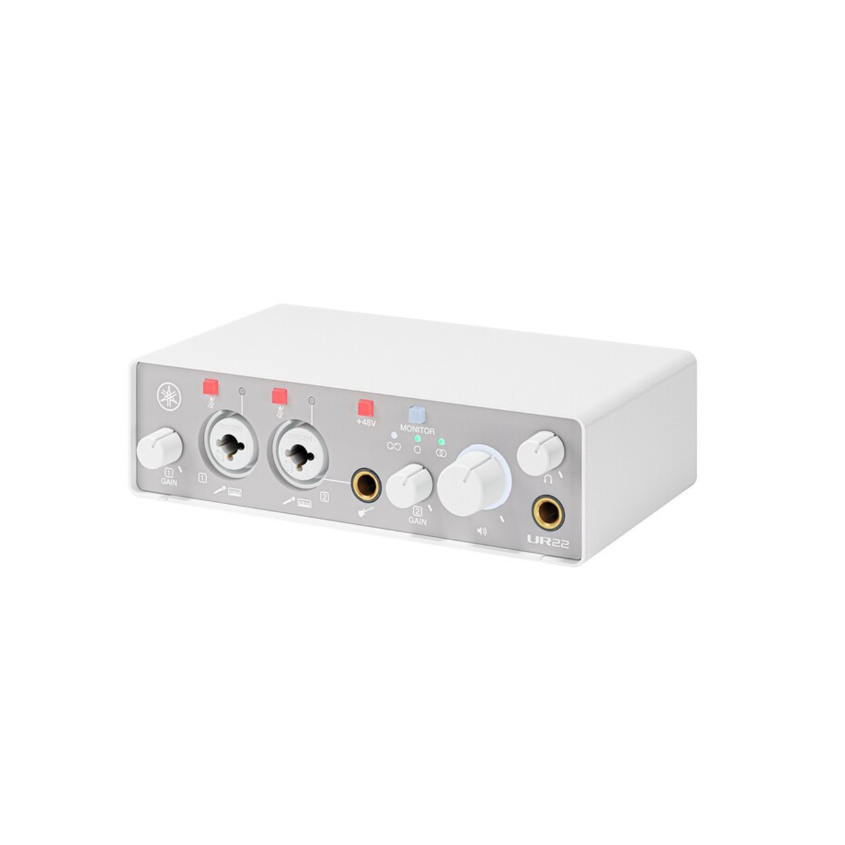 Yamaha UR22MK3 W 2-in/2-out USB-C Audio Interface, white