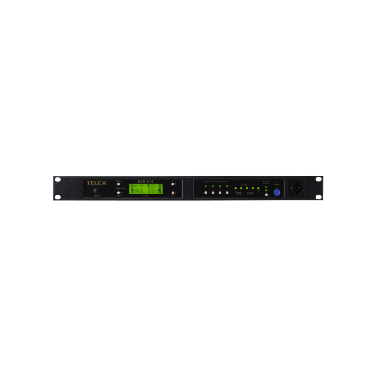 RTS Radiocom narrow-band wireless UHF base station, two channel (frequency band B4)