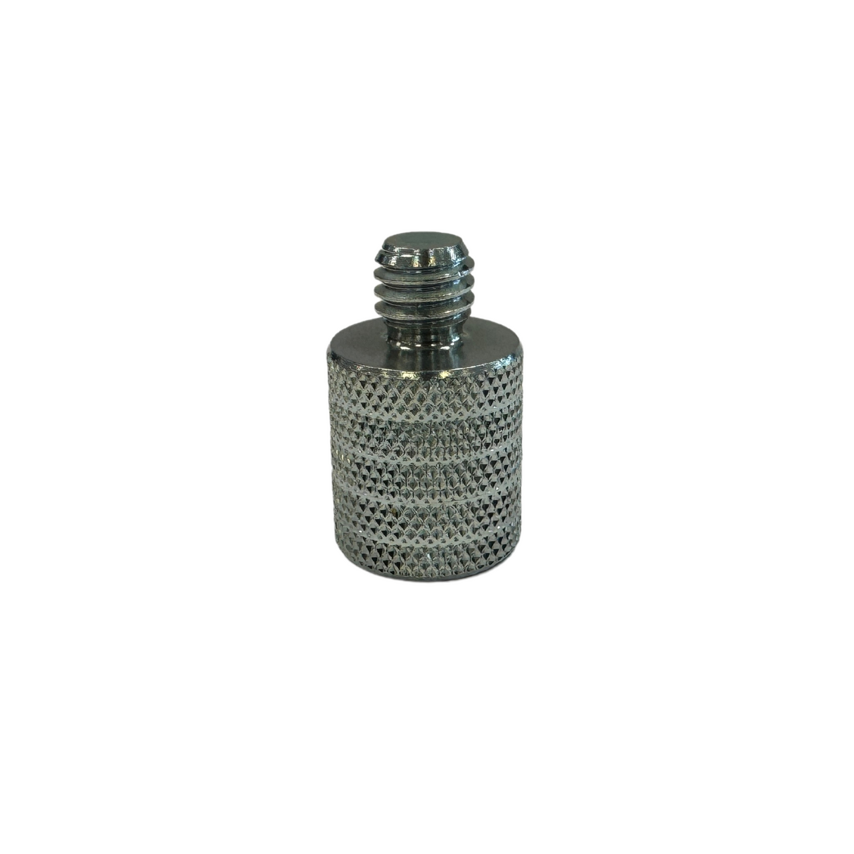 K&M 216 thread adaptor 5/8 inch internal thread, 3/8 external thread, zinc-plated