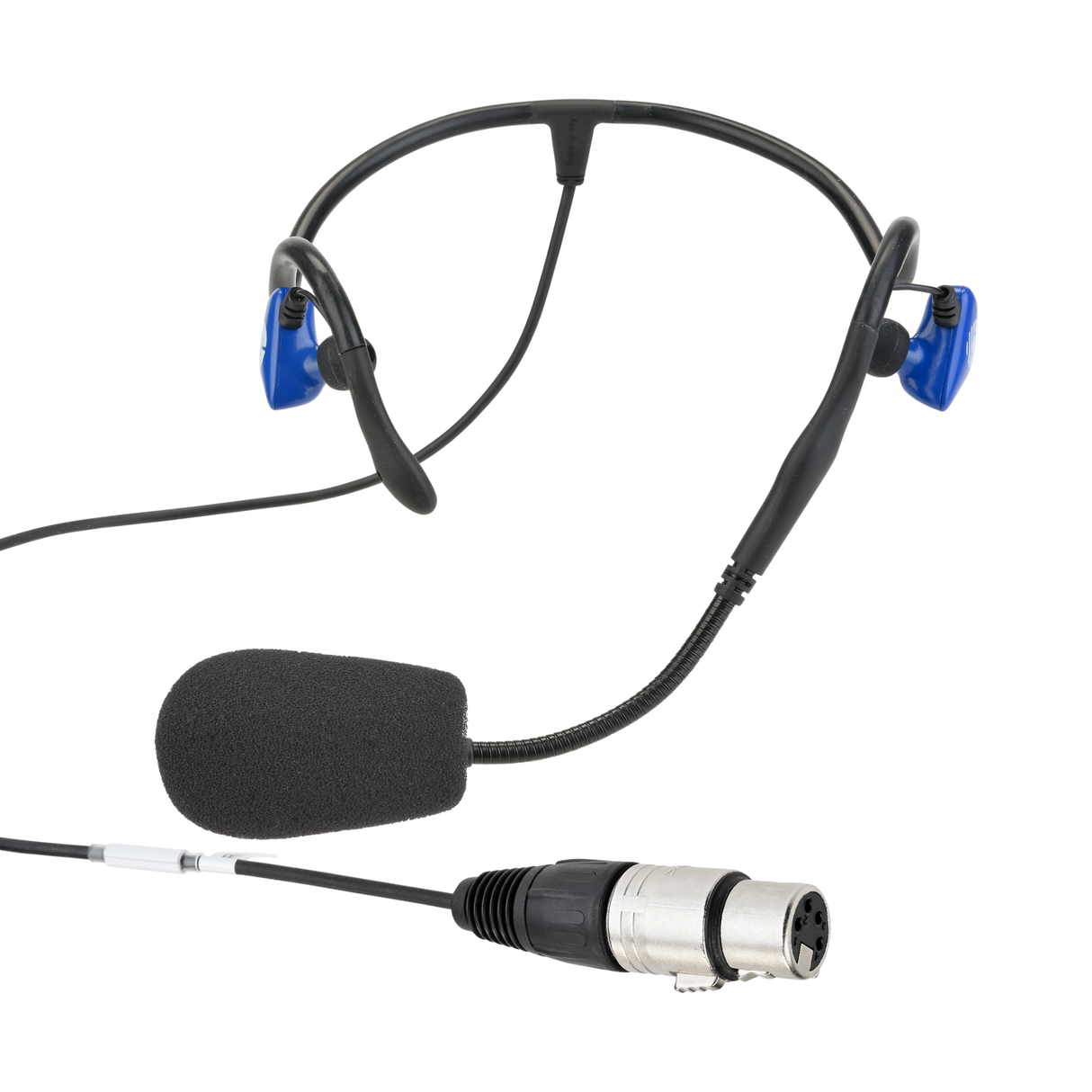 Headset: Double Ear, Light weight, Wrap around, XLR (F) 4 pin