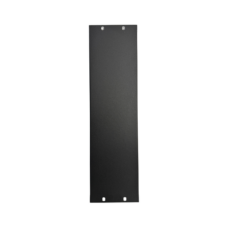 K&M 494/1 steel blanking panel, 3U, black