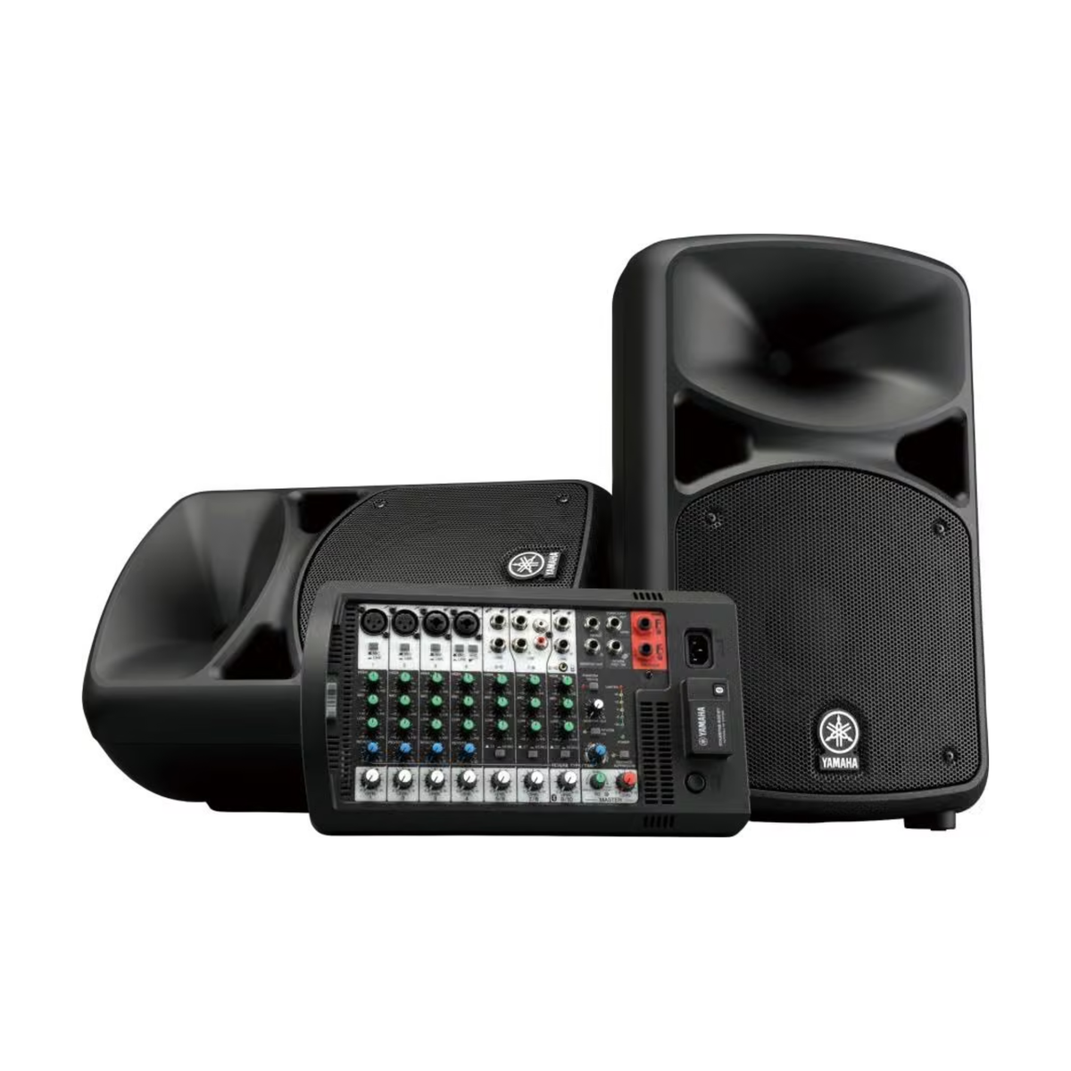 Yamaha STAGEPAS 600BT 680-watt, portable PA system with 10-channel powered mixer