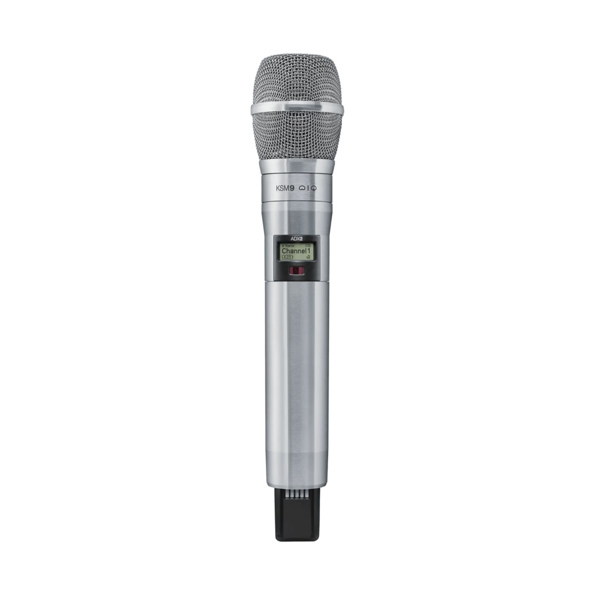 Shure Axient Digital handheld transmitter with KSM9 capsule (470-636 MHz) (nickel)