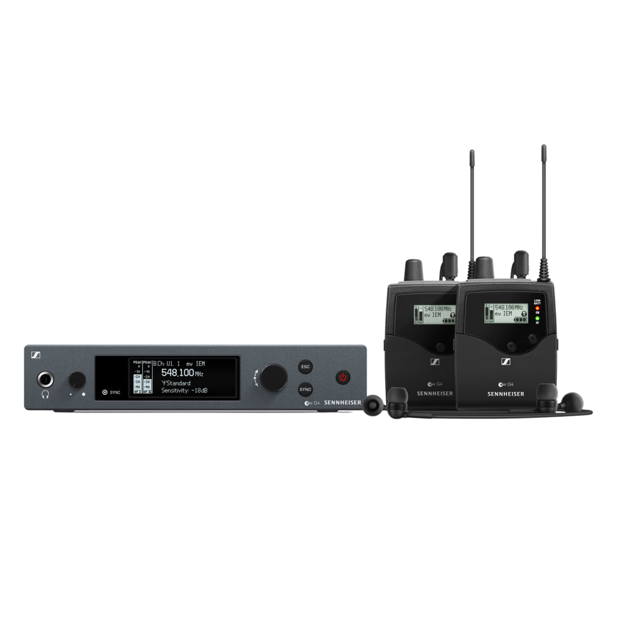 Sennheiser EW IEM G4-TWIN-A1 Wireless stereo monitoring twin set