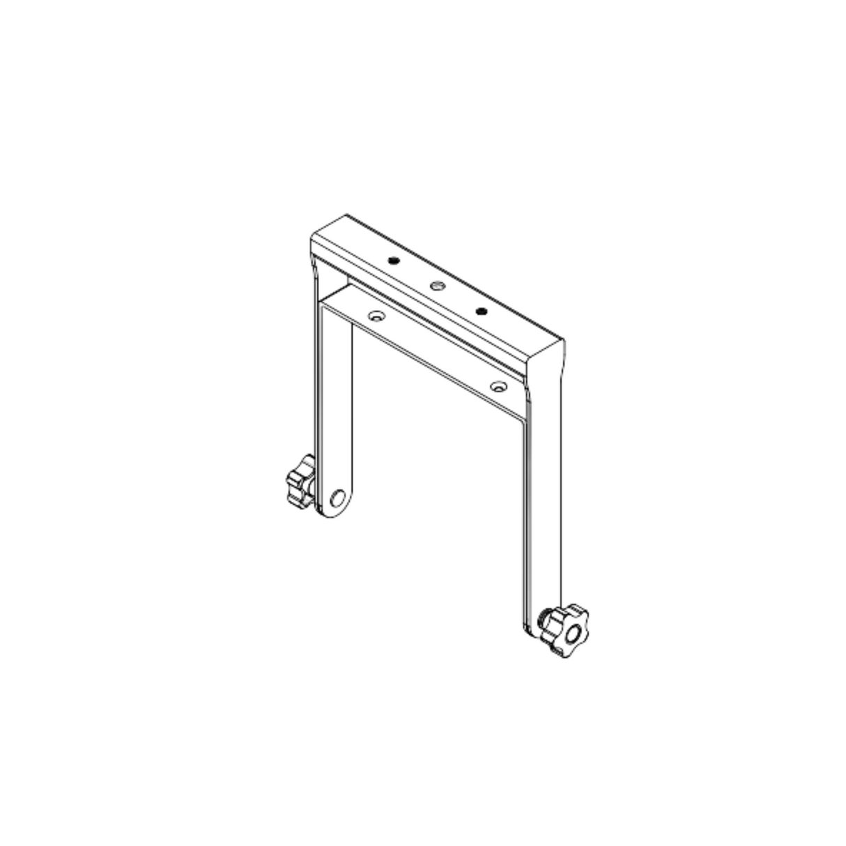 EM Acoustics FC-81Xv Vertical hanging cradle for EMS-81X, white