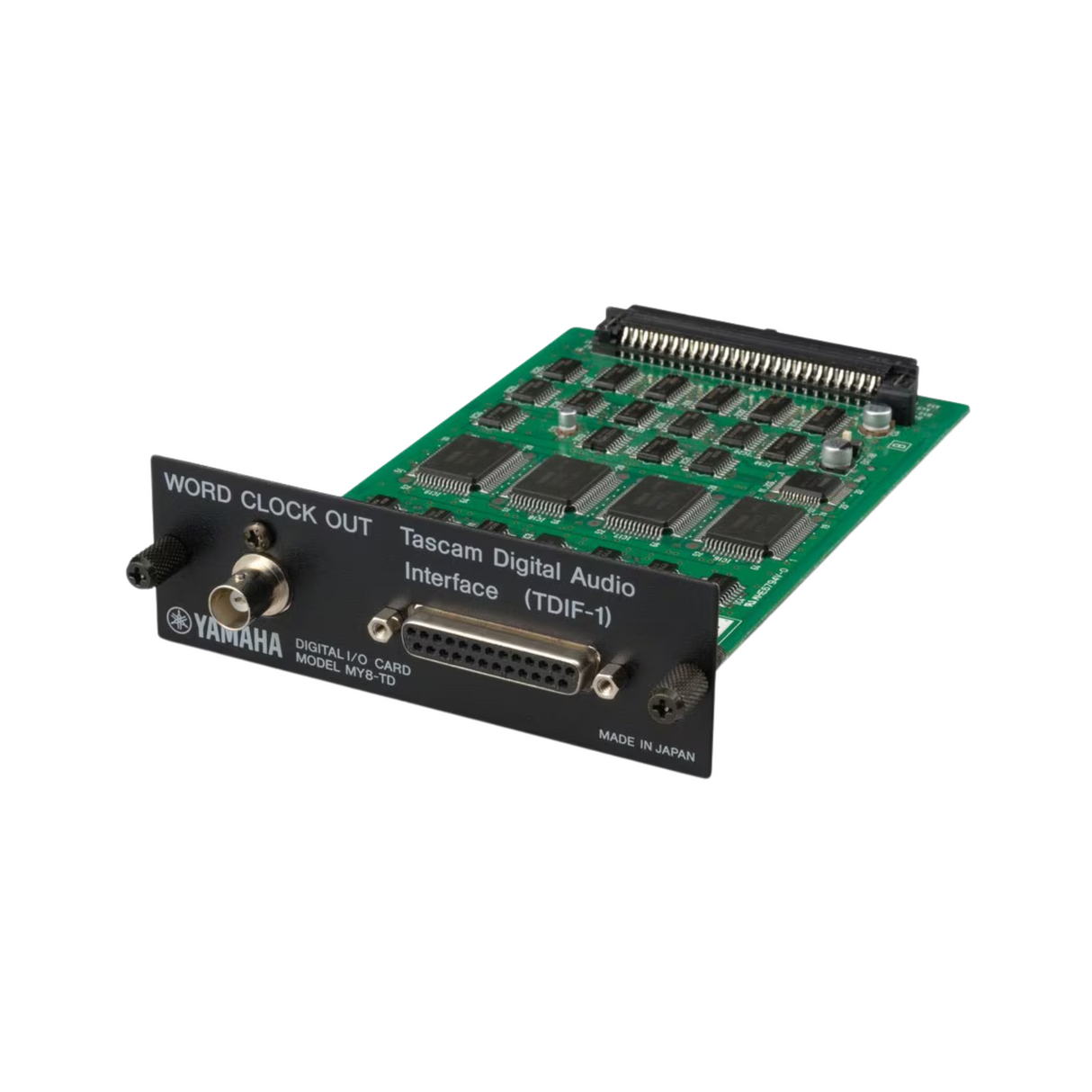 Yamaha interface card; 8-channel TASCAM T - Diff I/O card
