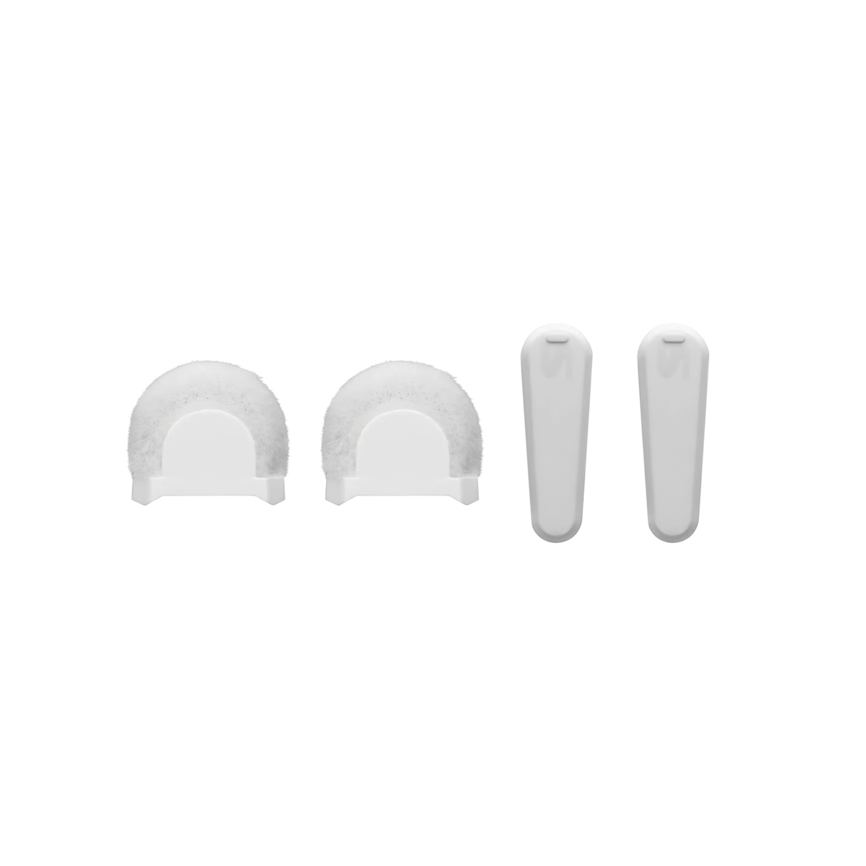 Shure 2 Windscreens, 2 Clips Covers, White