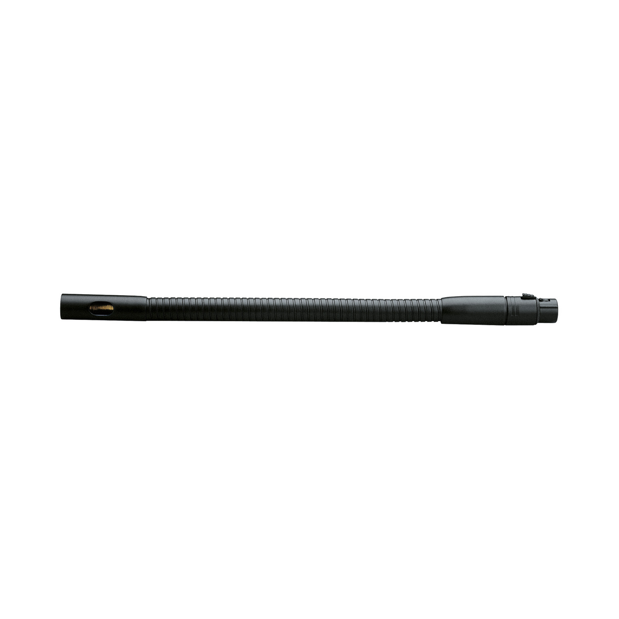 K&M 230/1 gooseneck, 3/8 thread, XLR female, 300mm, black - NB not wired