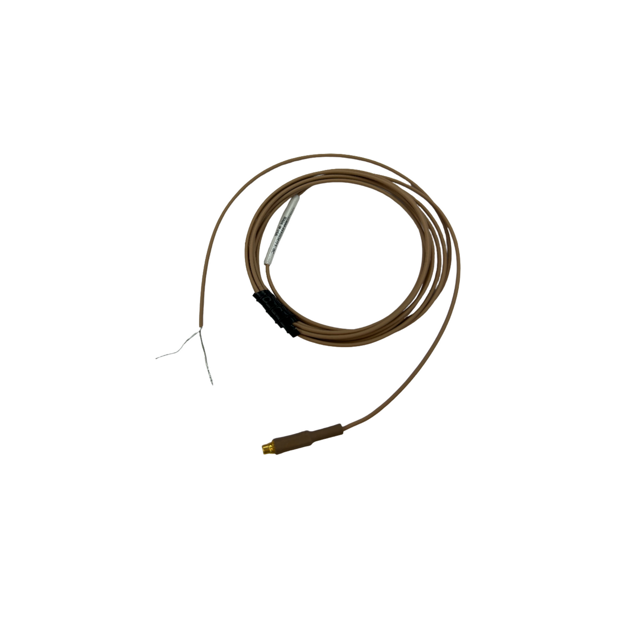 Countryman standard cable only; for E6 (round EarSet) microphone to pigtails, 1mm cable, tan