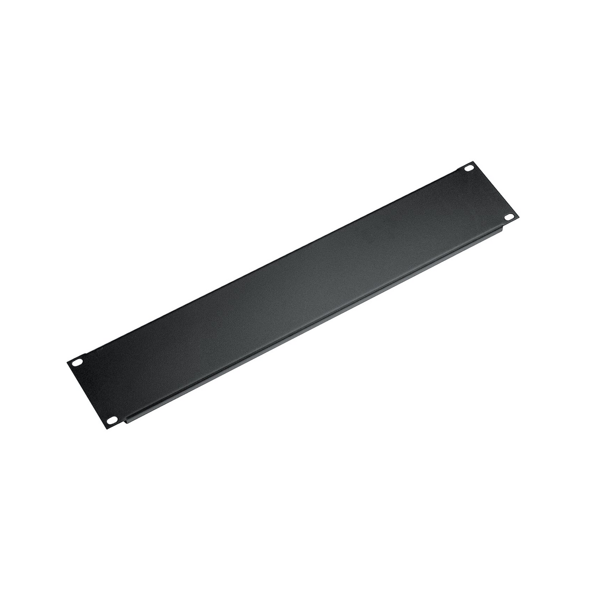 K&M 494/1 steel blanking panel, 2U, black